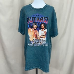 OUTKAST rocker boyfriend teal  t-shirt